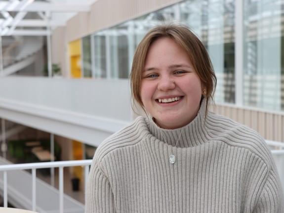 Marlene Juhl, student vid Röda Korsets Högskola. Foto: RKH