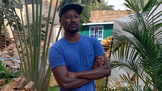 Här berättar David Karanja om sitt fältarbete i Nairobi, Kenya. Foto: Privat