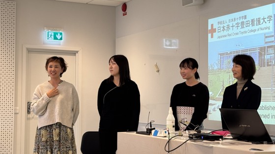 Besökare från The Japanese Red Cross Toyota College of Nursing. Foto: RKH
