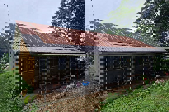 Boendet i Machame, Tanzania. Foto: Privat