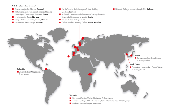International collaboration - Swedish Red Cross University.