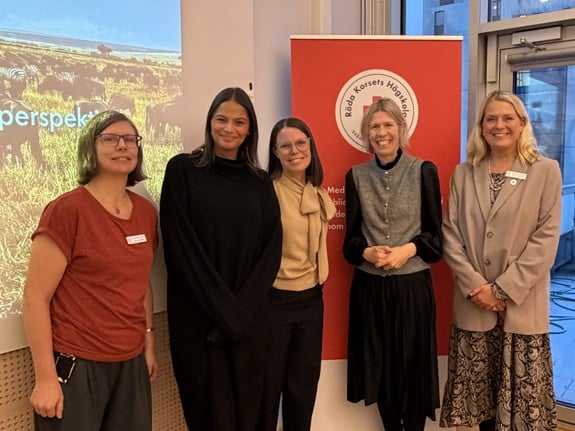 Statssekreterare Maria Nilsson på besök. Foto: RKH