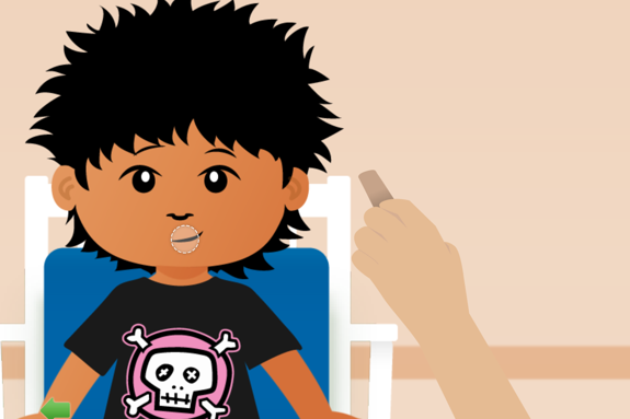 Bild av appfunktion.