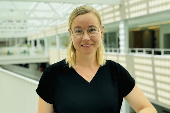 Johanna Salberg, Lektor vid Röda Korsets Högskola. Foto: RKH