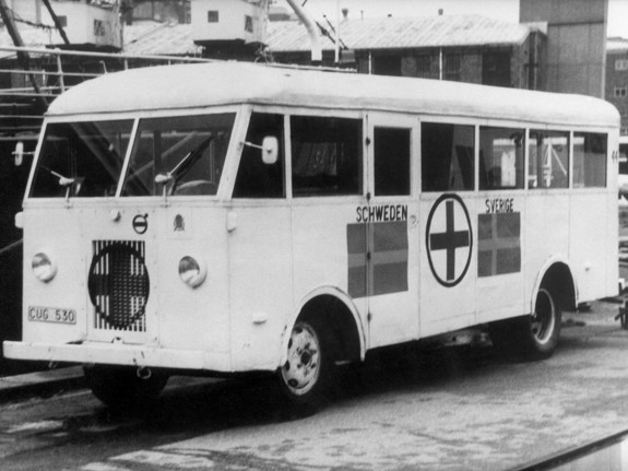 Bild på Vita bussarna. Foto: SRK