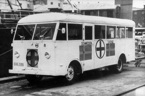 Vita bussarna. Foto: Svenska Röda Korsets mediebank