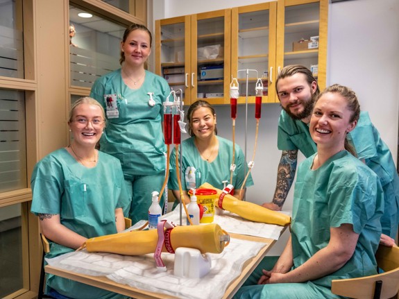 Glada studenter. Foto: Jenny Frejing