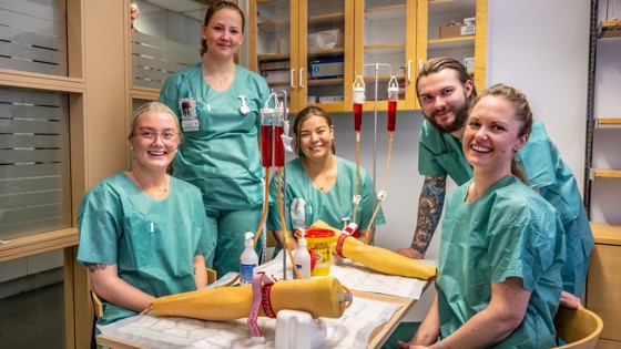 Glada studenter. Foto: Jenny Frejing