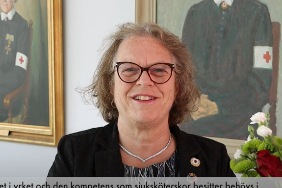 Bild av Hanna Lachmann, programansvarig för sjuksköterskeprogrammet.