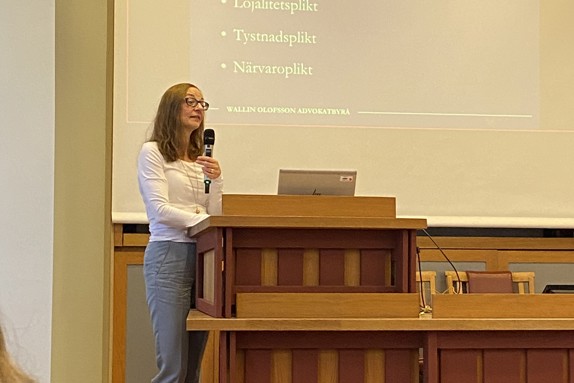 Malin Wallin, advokat, Wallin Olofsson Advokatbyrå. Foto: RKH