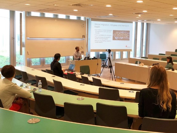 Bild från ett seminarium på Röda Korsets Högskola. Foto:RKH