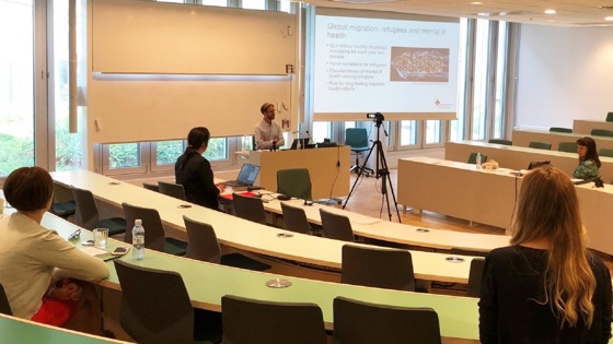 Bild från ett seminarium på Röda Korsets Högskola. Foto:RKH