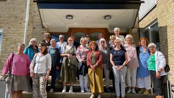 Alumner från Röda Korsets Högskola firade 50-årsjubileum i Boden. Foto: Privat
