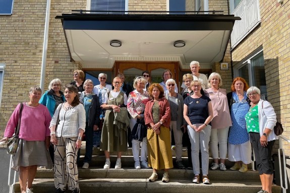 Alumner från Röda Korsets Högskola firade 50-årsjubileum i Boden. Foto: Privat
