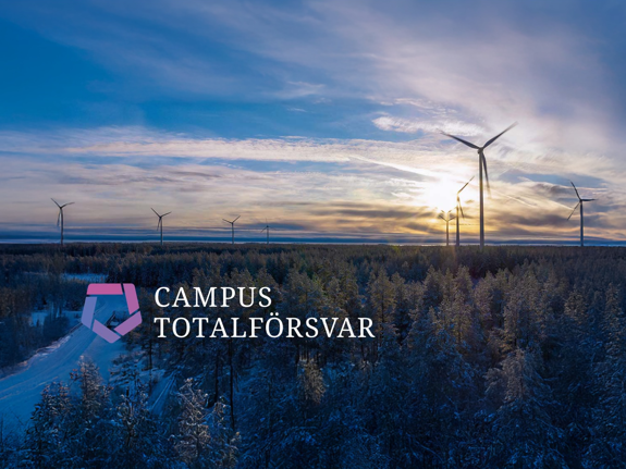Bild över skogslandskap. Foto: Campus Totalförsvar