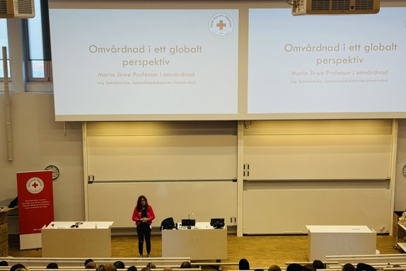 Presentation under uppropet av Maria Jirwe. Foto: RKH