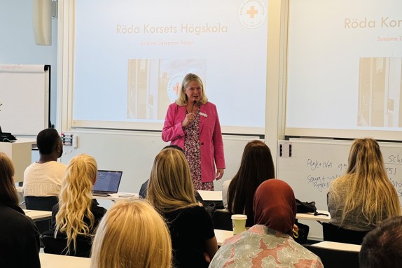 Rektor Susanne Georgsson. Foto: RKH
