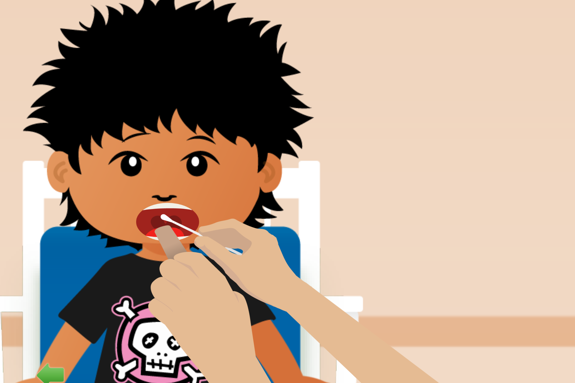 Bild av appfunktion.