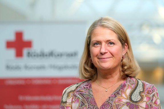 Bild av rektor Susanne Georgsson.