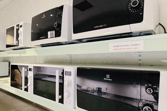 Mikrovågsugnar för studenter att använda finns på plan 5.