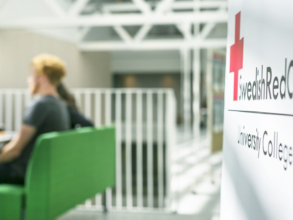 Bild av Röda Korsets Högskolas lokaler.