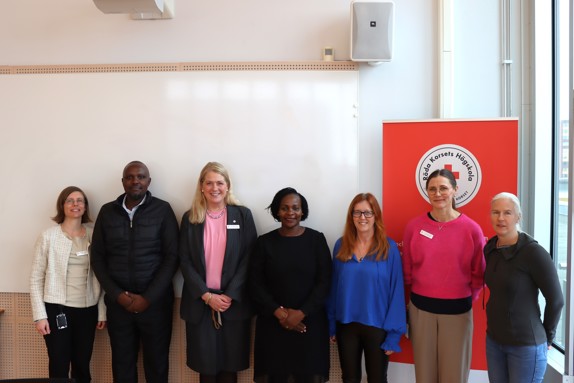 Rektor Susanne tillsammans med Kenya Red Cross Training Institute
