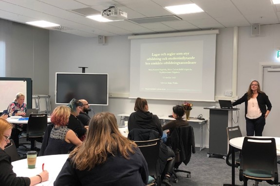 Utbildning för studentrepresentanter. Foto: RKH