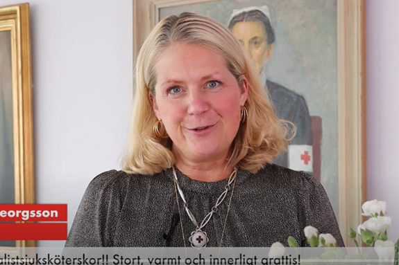 Bild av rektor Susanne Georgsson.