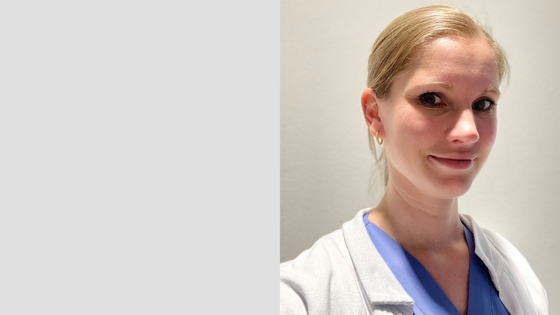 Camilla Spicer som har läst handledarkursen. Foto: Privat