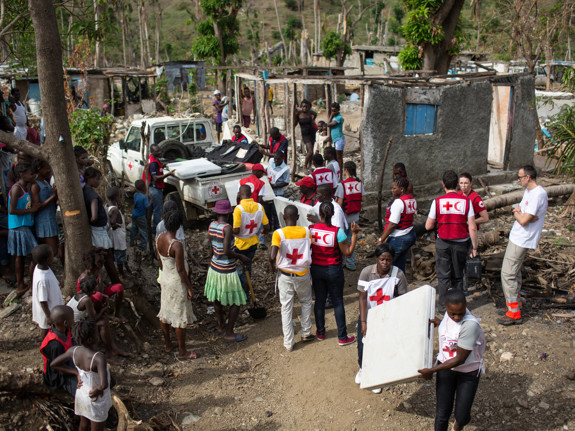 Röda Korset hjälpinsats i Haiti. Foto:SRK