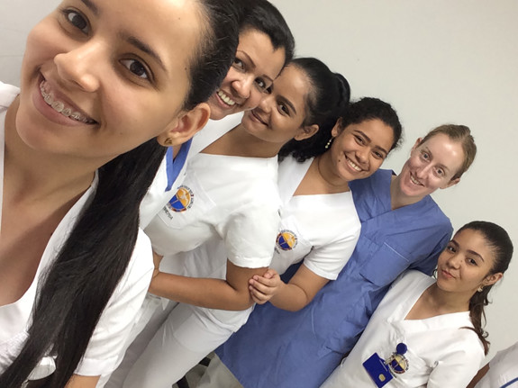 Tara på praktik i London. Foto: Privat