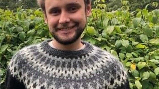 Johannes Haid, student vid Röda Korsets Högskola. Foto: Privat