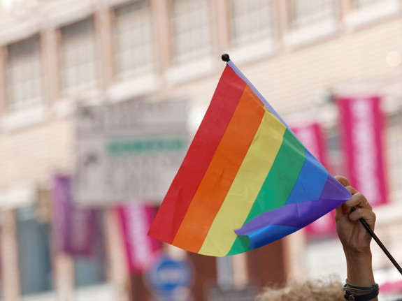 Prideflagga. Foto: Mostphotos