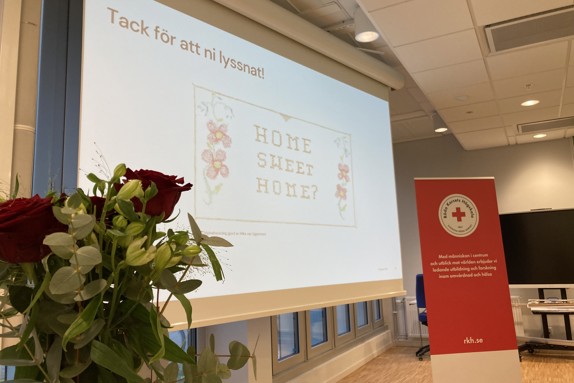 Presentation av avhandling. Foto: RKH