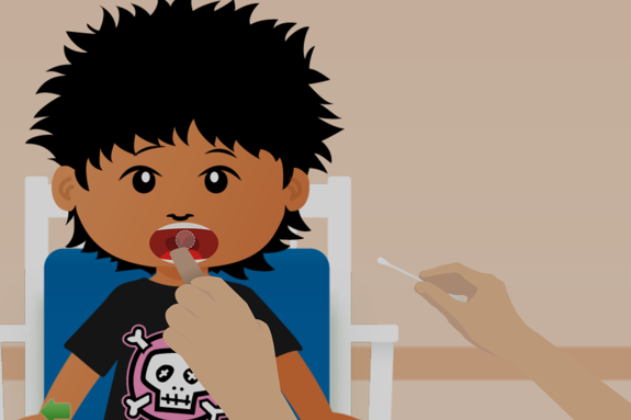 Bild av appfunktion.