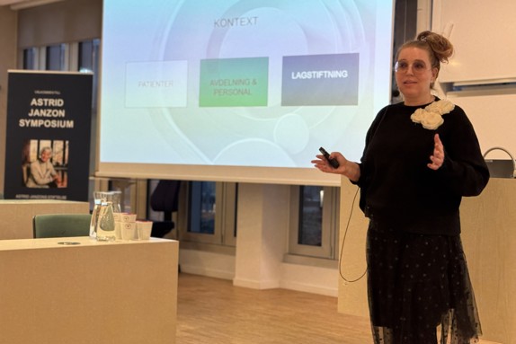 Jenny Karlsson adjunkt vid Röda Korsets Högskola och doktorand vid Karolinska Institutet