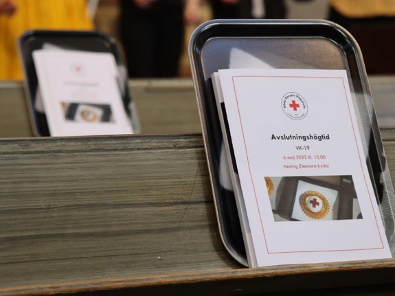 Bild från Röda Korsets Högskolas avslutningshögtid.