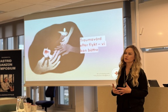 Frida Johansson Metso, leg psykolog och samordnare för Röda Korsets kompetenscenter för tortyr och krigsskaderehabilitering