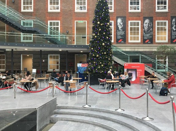 Johanna på praktik i London. Foto: Privat