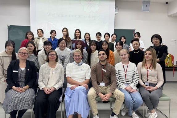 Besök på partnerlärosätet i Tokyo, Japan. Foto: RKH