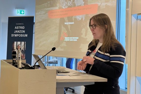 Meja Hietanen, doktorand vid Röda Korsets Högskola.