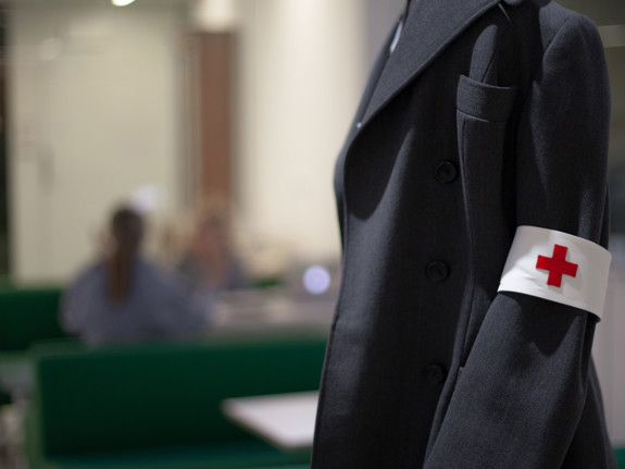 Gammal sjuksköterskeuniform