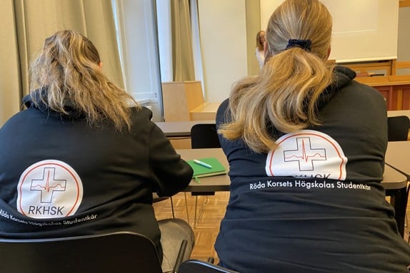 Representanter från Röda Korsets Högskolas studentkår RKHSK. Foto: RKH