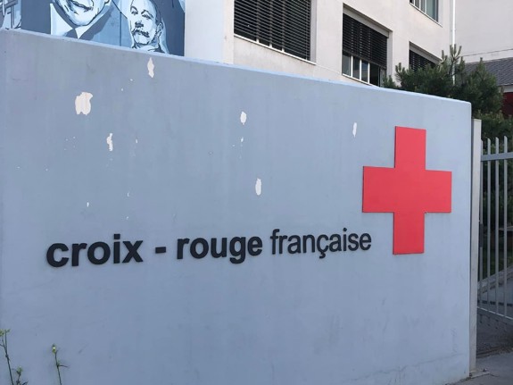 Franska Röda Korset. Foto; Privat