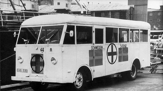 Bild på Vita bussarna. Foto: SRK