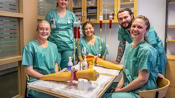 Glada studenter. Foto: Jenny Frejing