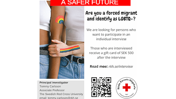 annons för forskningsprojekt - En tryggare framtid