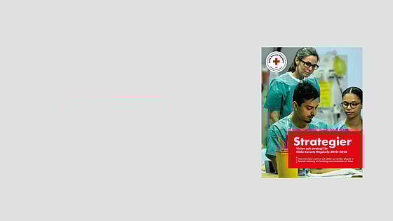 Bild av Röda Korsets Högskolas nya strategier.