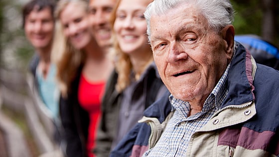 Bild på äldre man. Foto: Mostphotos