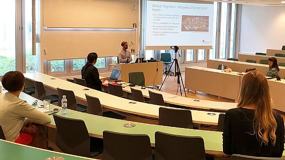 Bild från ett seminarium på Röda Korsets Högskola. Foto:RKH